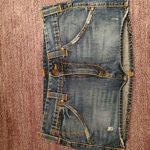 True religion mini skirt